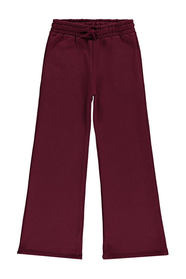 Pocketed Sweatpants for 10-13 Years Old - Burgundy