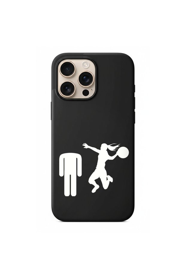 Spirili Women's and Men's Figure Silicone Phone Case - Basketball Series (Sc22)
