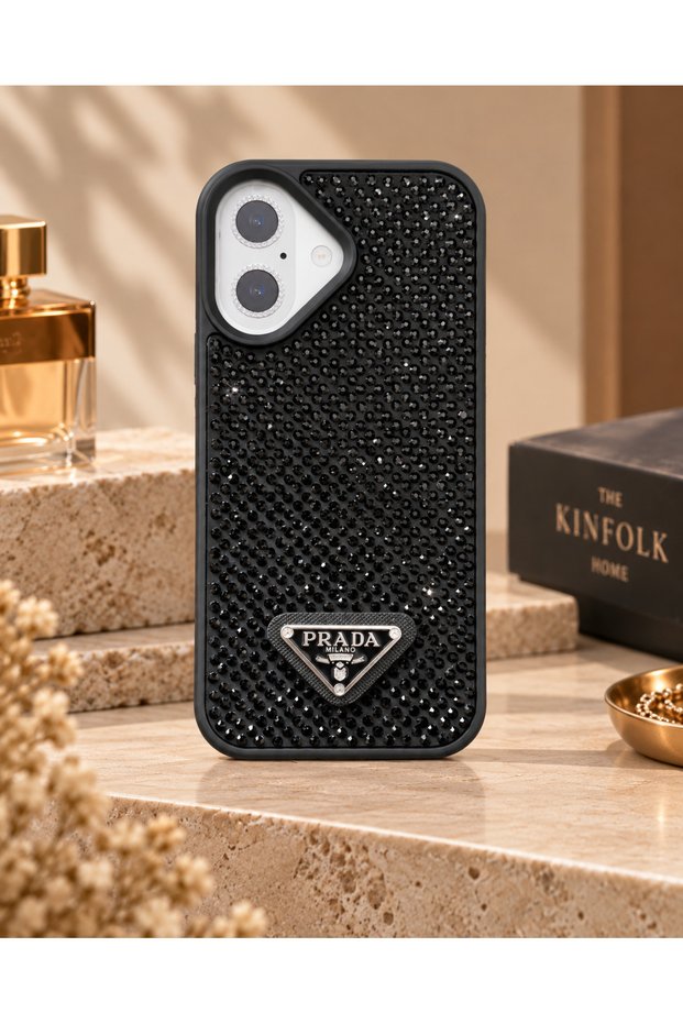 iPhone 17 (6.3 Inch) Compatible Shiny Diamond Rhinestone Diamond Sequin Glitter Lux Cover Case