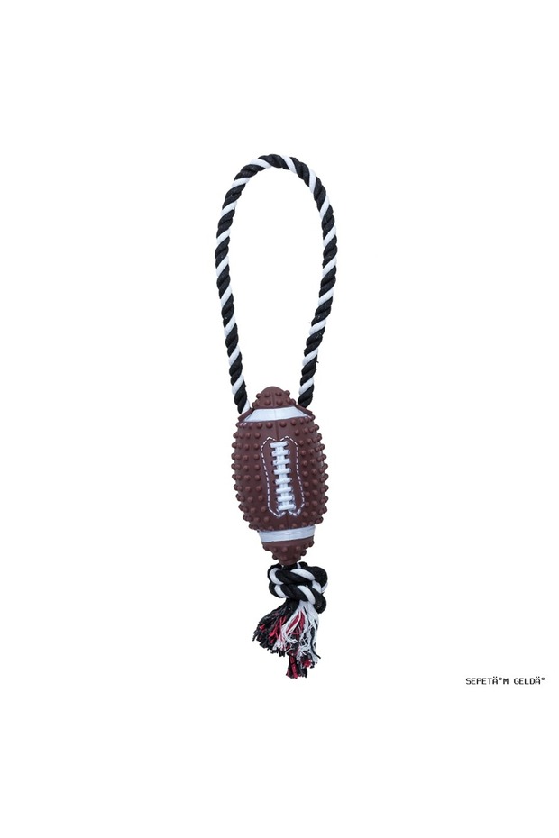 Spt-Gld Plastic Rugby Ball with Drawstring (201445) 15 cm