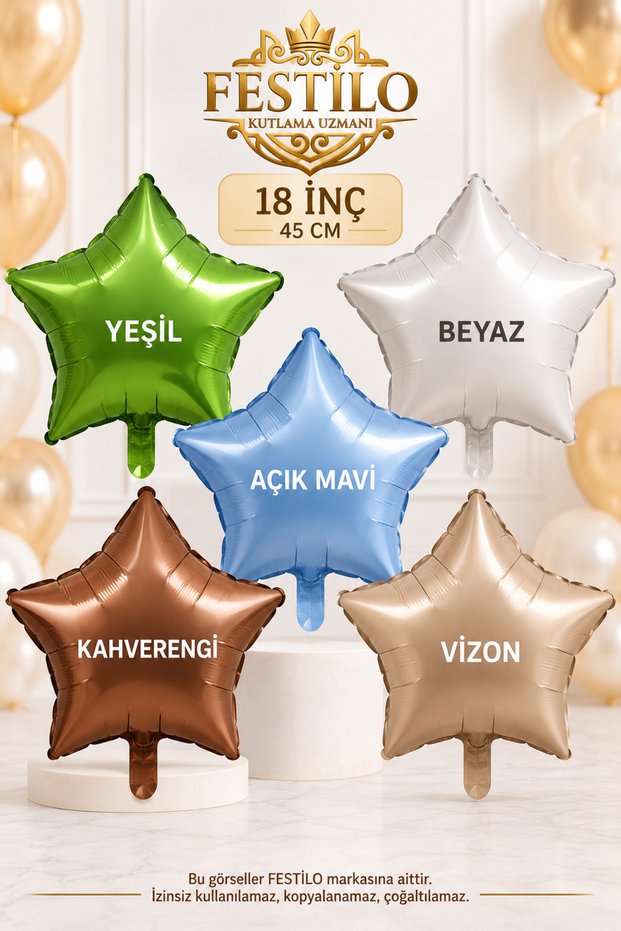 18 Inch 45 cm Star Foil Balloon Can Be Inflated with Helium and Air for Party Birthday Decoration Balloon