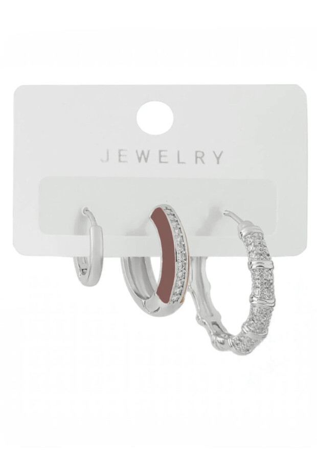 Vip Series 3-Piece Anti-Tarnish Earring Set