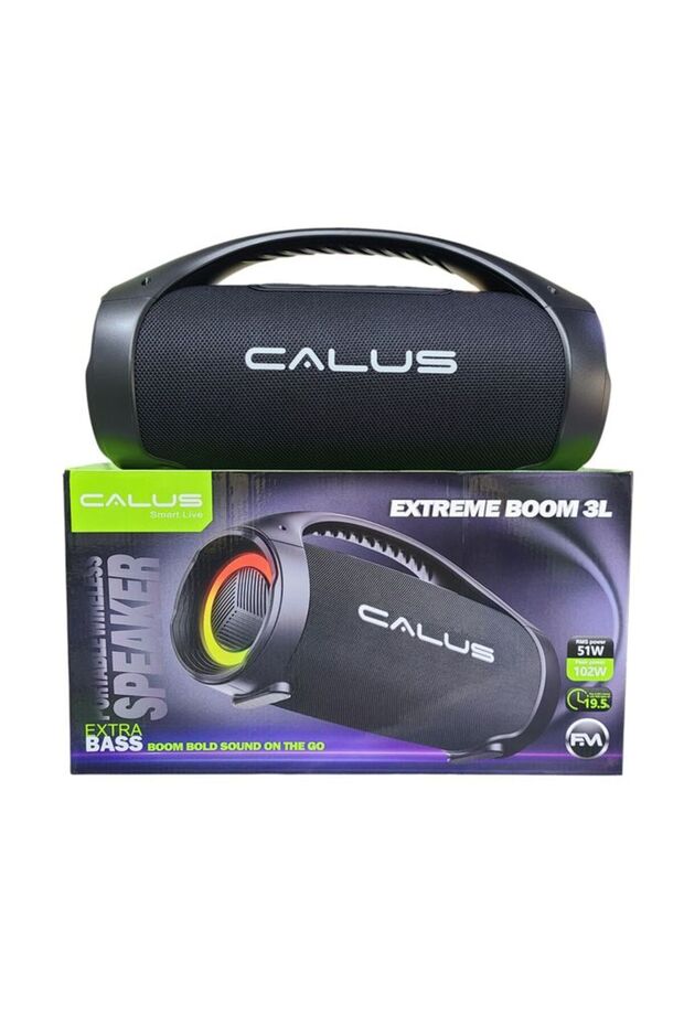 Extreme Boom 3L 51W Bluetooth Speaker (102W Peak) – 19.5 Hours Battery, IPX5 Waterproof, Heavy Bass Wireless Speaker