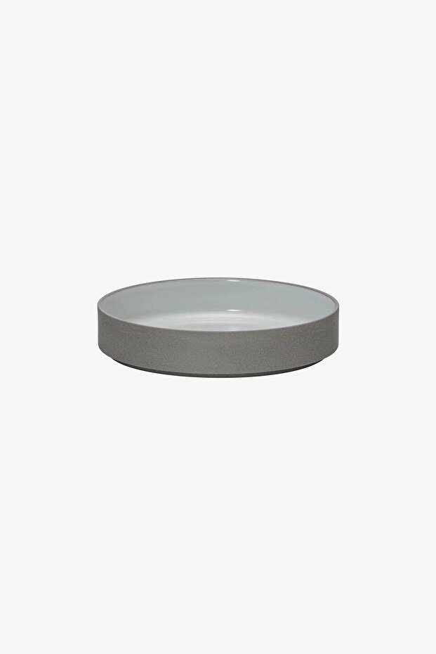 Haw109 Bowl Ash White: Thin Profile Hasami Ceramic Bowl Gray Collection