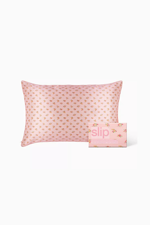 Pure Silk Queen Pillowcase Luxury Silk Anti-Aging & Hair-Friendly - Pink