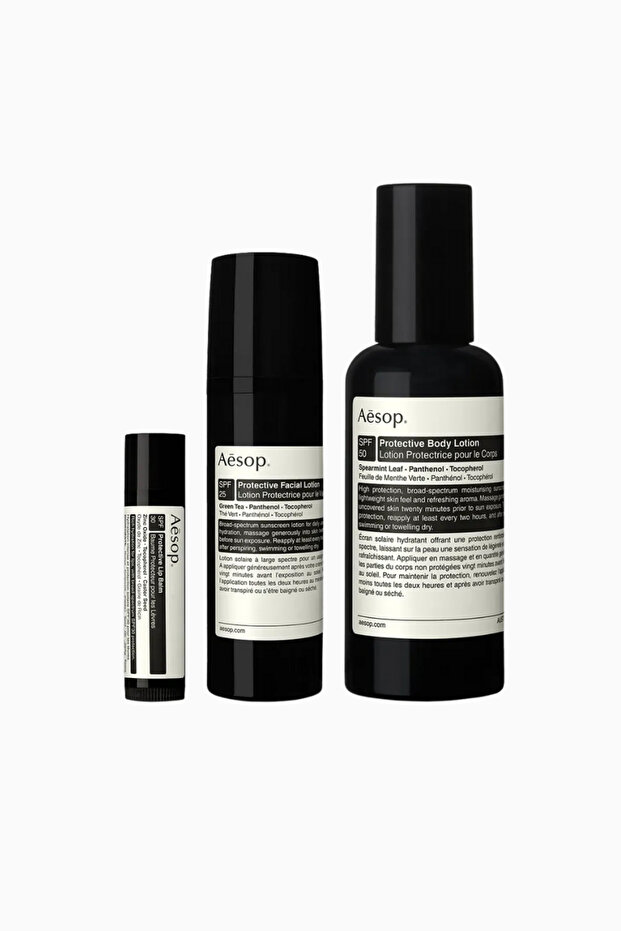 Sun Care Trio Sunscreen Face, Body and Lip Care Set - 3-Pack