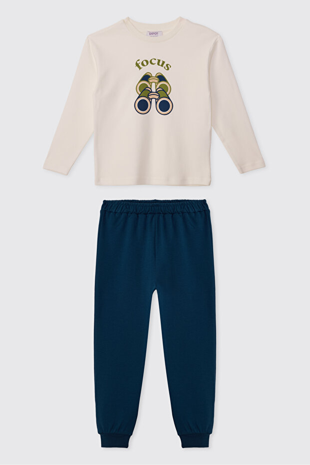 Boy's Indigo Pajama Set