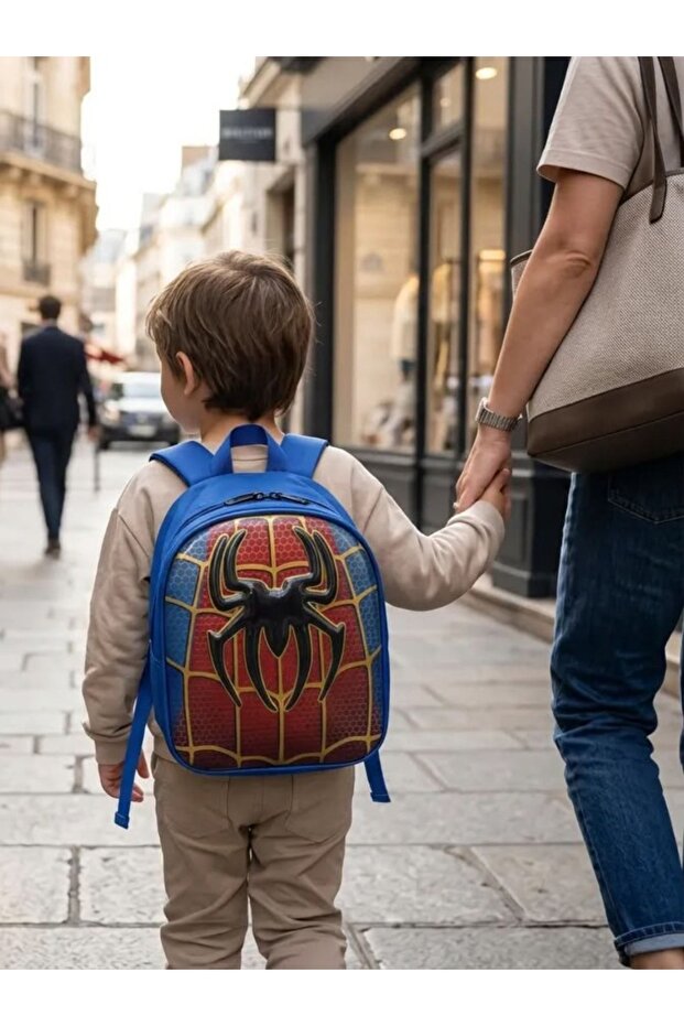 Boys' Kindergarten Nursery Backpack with Adjustable Strap and Single Compartment