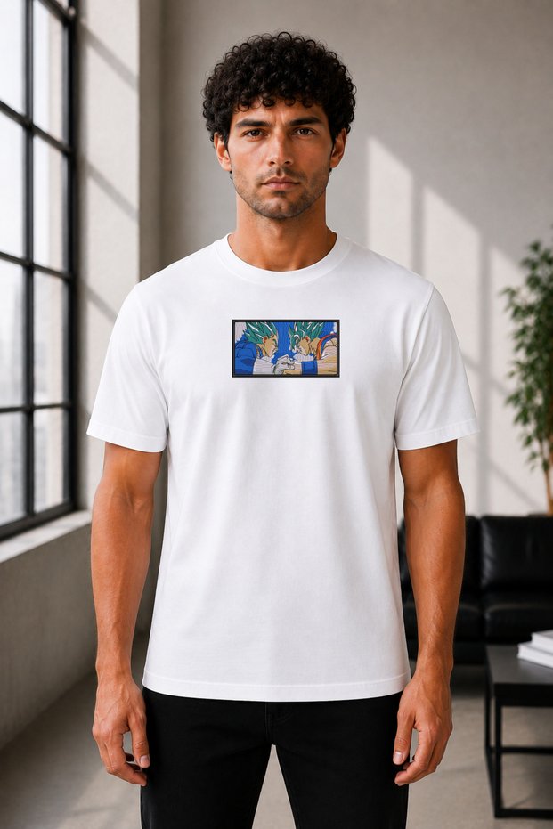 Unisex Oversize Hunter X Hunter Gon Freecss Embroidered Anime T-Shirt 100% Cotton