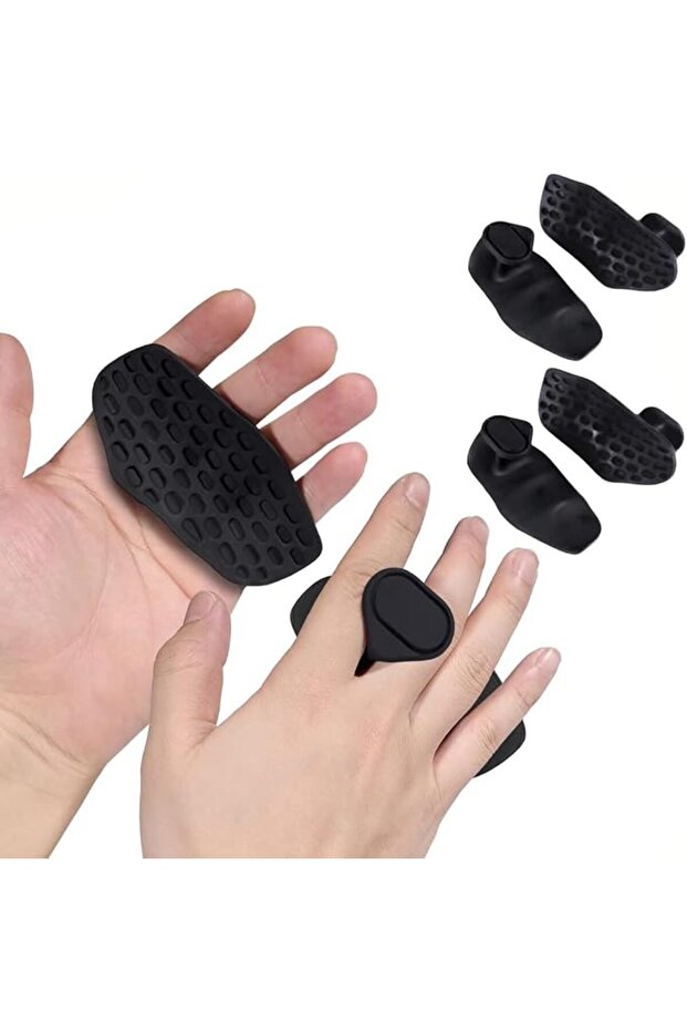 Anti-Slip Workout Grips - Ergonomic Rubber Hand Protector Gloves for Weight Lifting, Pull-Ups, Gym T