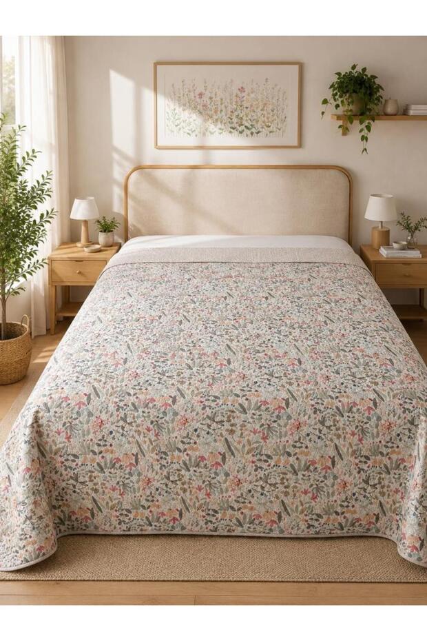 غوليز سرير مفرد مزدوج الجوانب بدون وسادة 200x220 سم بيج