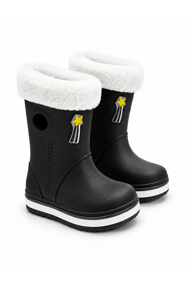 Children's Rain Boots Waterproof Winter Boots for Girls and Boys