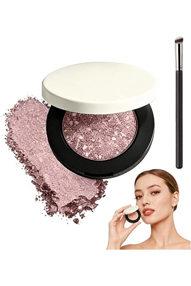 Metallic Eyeshadow, Multi Chromatic Shimmer Palette, High Pigment Makeup, Buildable Pressed