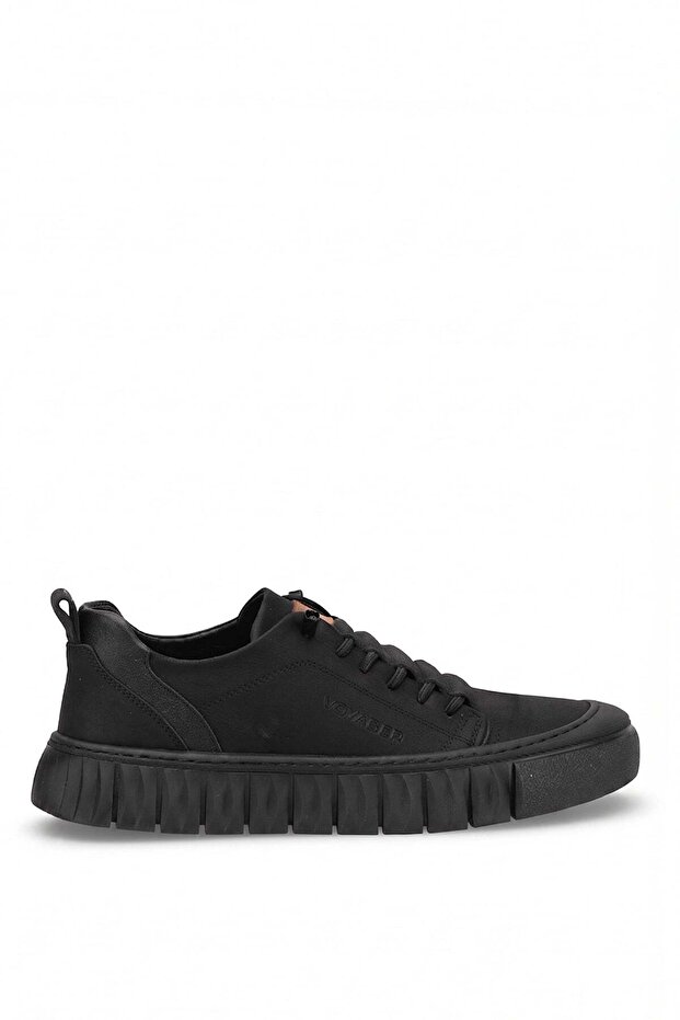 26Ksrrm1179N Men's Genuine Leather Casual Shoes Black