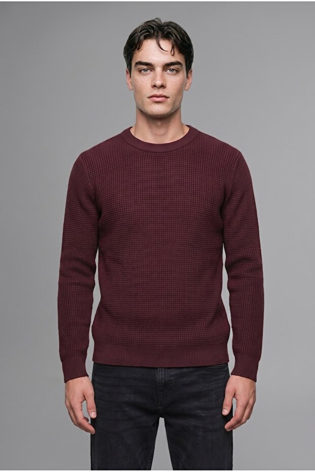 Standard Fit Crew Neck Basic Sweatshirt H8887Ax26Au