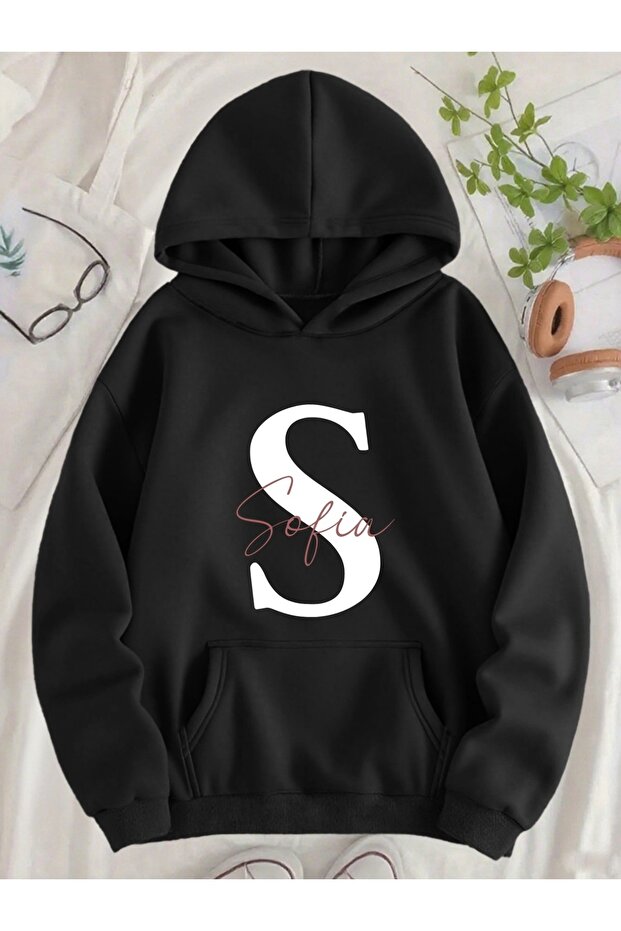 Unisex Printed Hooded Sweatshirt with Kangaroo Pocket, Comfortable Fit, Regular Cut