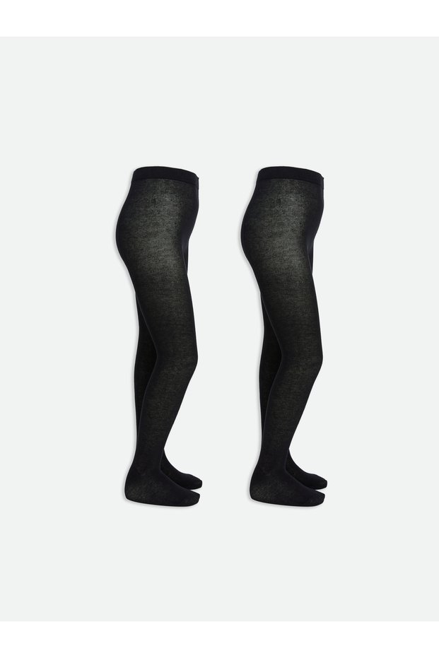 Basic Girls' Tights 2 Pack