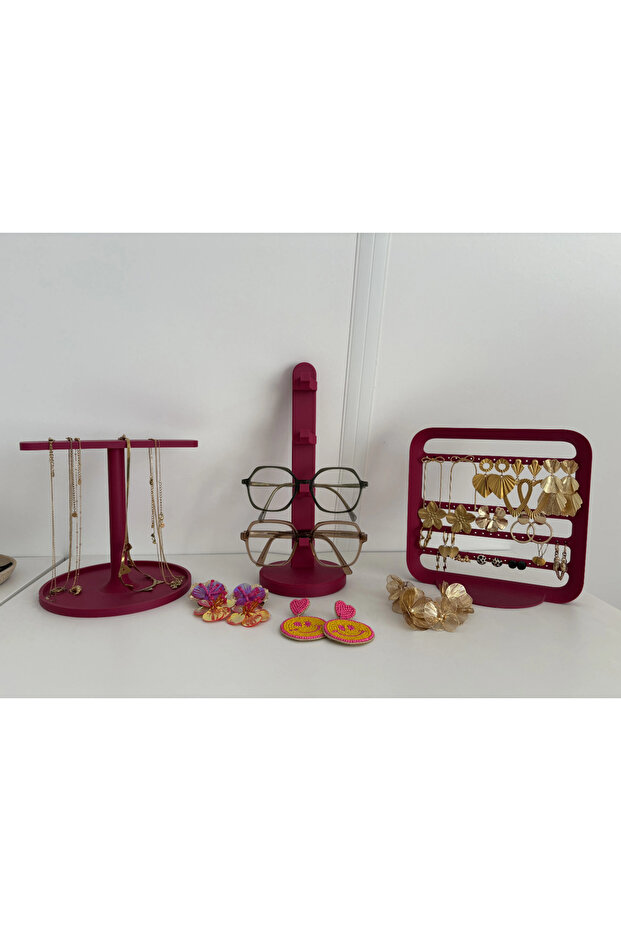 4-Tier Modern Eyeglass Holder Stand – Stylish and Minimalist Glasses Organizer