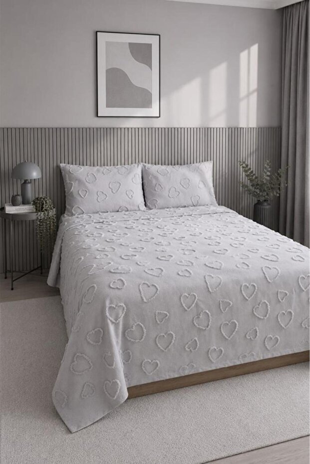 Pure Love 3 Piece Double Pique Set Gray