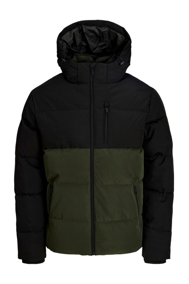 Men's Zipper-Closed Hooded Inflatable Jacket - Becks
