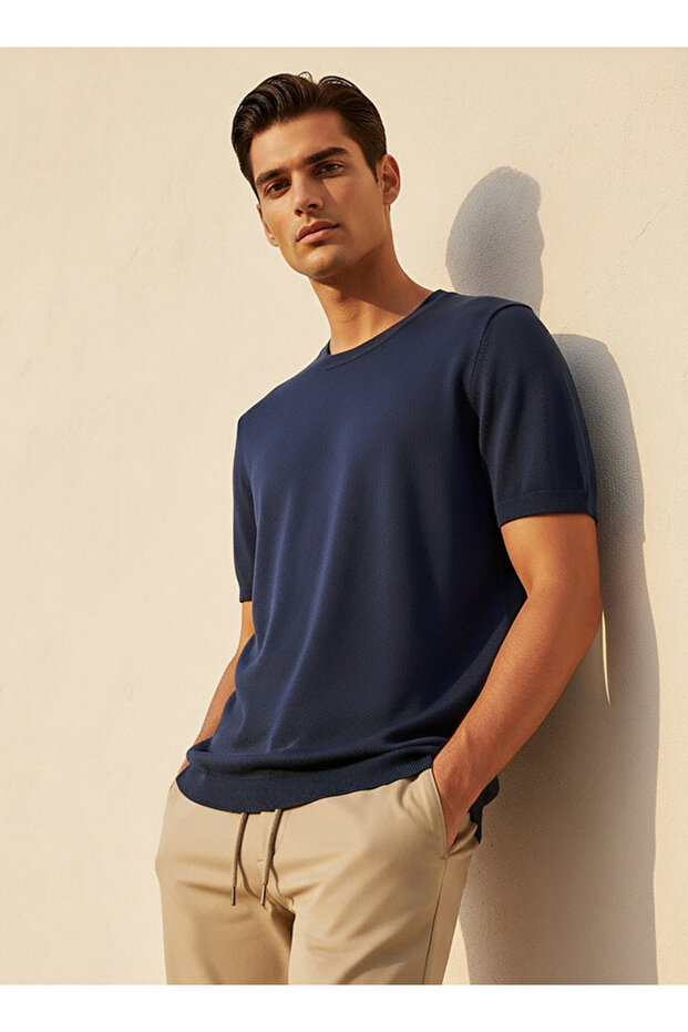 Basics Regular Fit Crew Neck T-shirt
