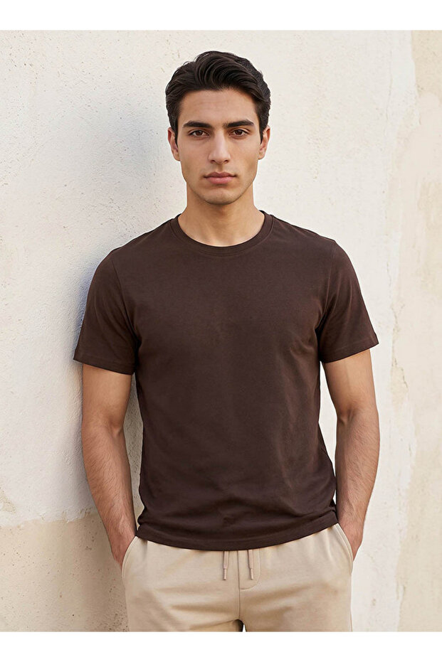Basics Regular Fit Crew Neck T-shirt