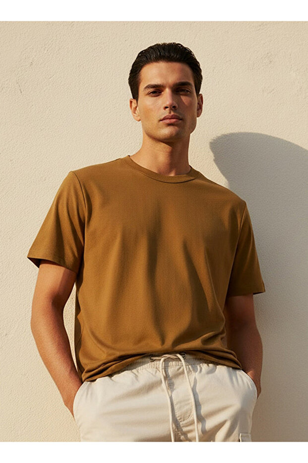 Basics Relaxed Fit Crew Neck T-shirt