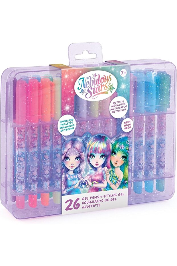 Gel Pen Set with Storage Case, 26-Pack