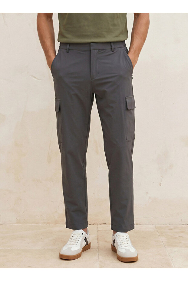 Smart Regular Fit Cargo Performance Trousers