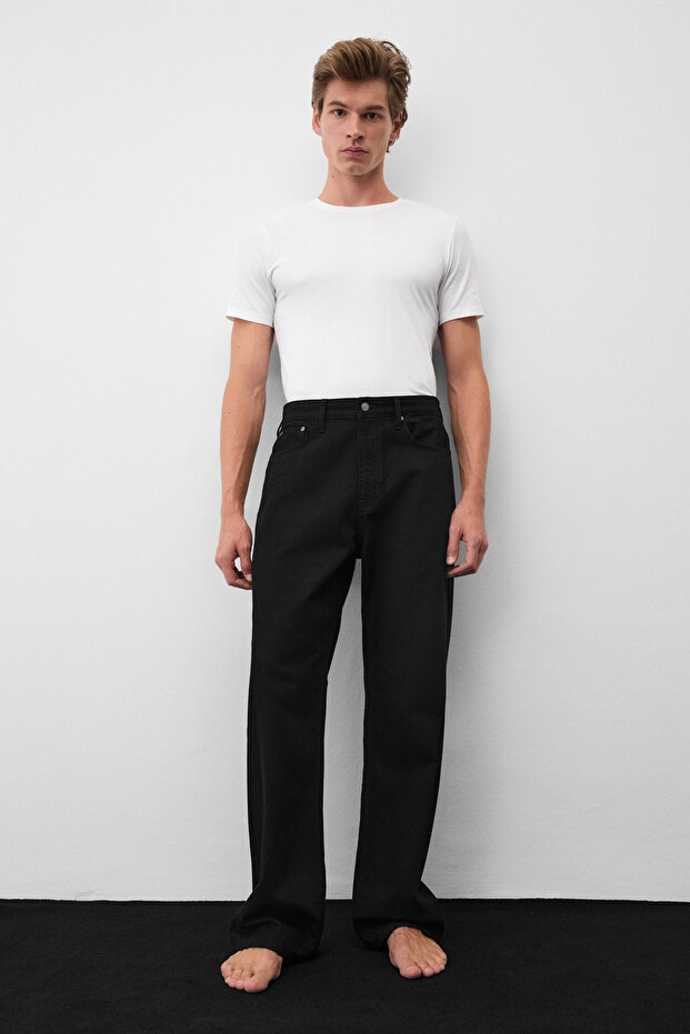 Ryder Men's Loose Fit Black Jeans