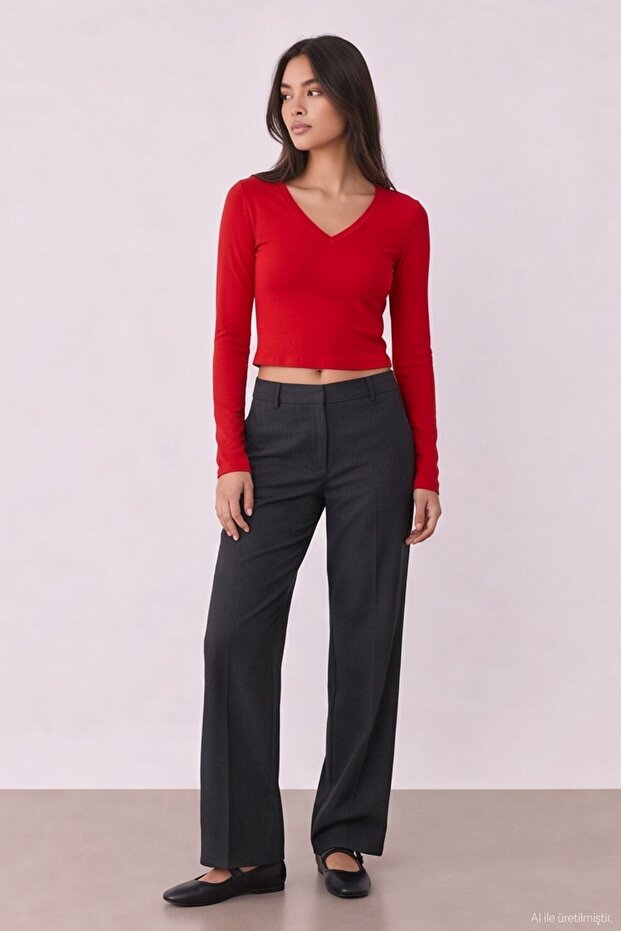 V-Neck Blouse