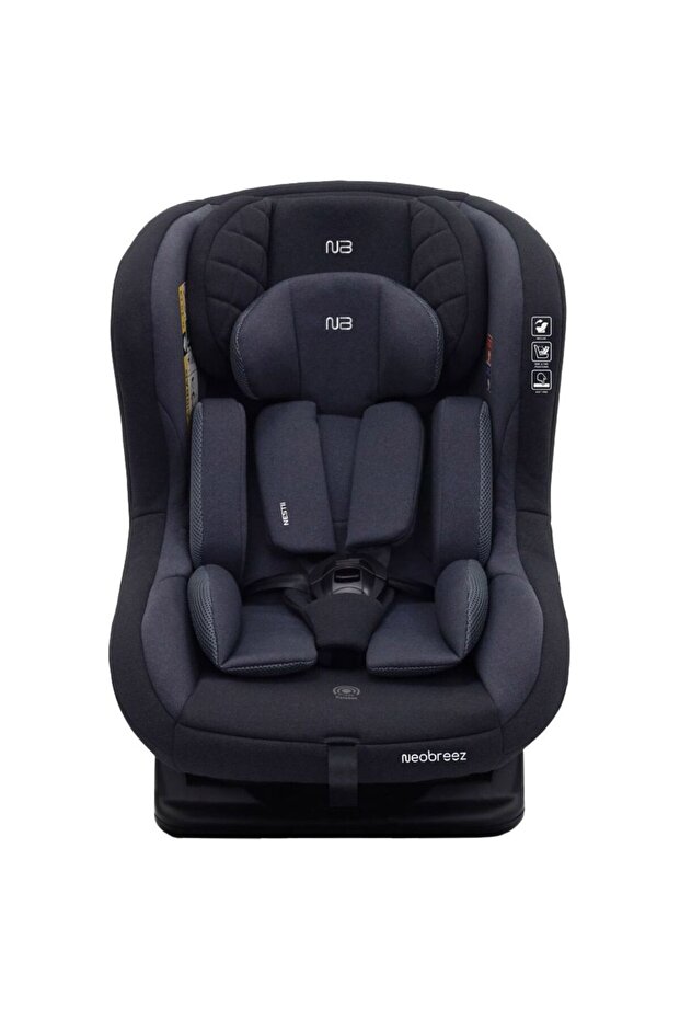 - Nestii 2-In-1 Convertible Baby Infant Car Seat - Black/Grey