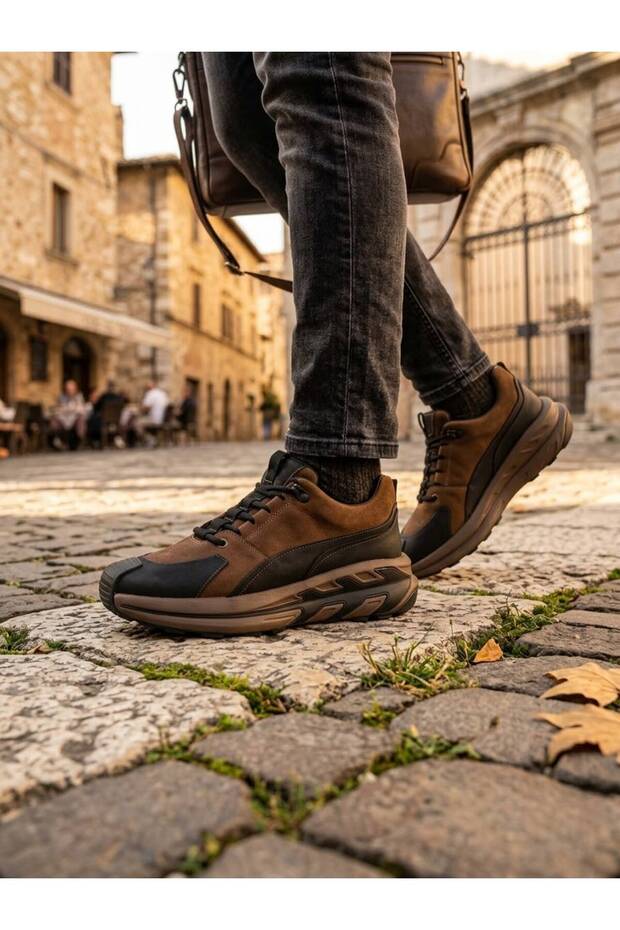 M137 Men's Genuine Leather Rubber Sole Casual Shoes