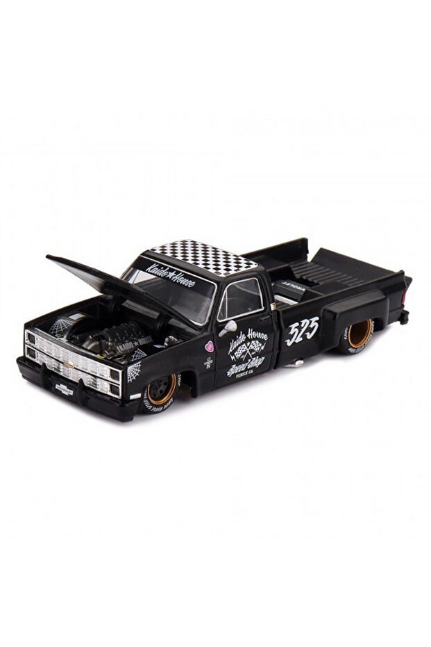 Mini gt x kaidohouse 1/64 chevrolet silverado dually hot rod v1