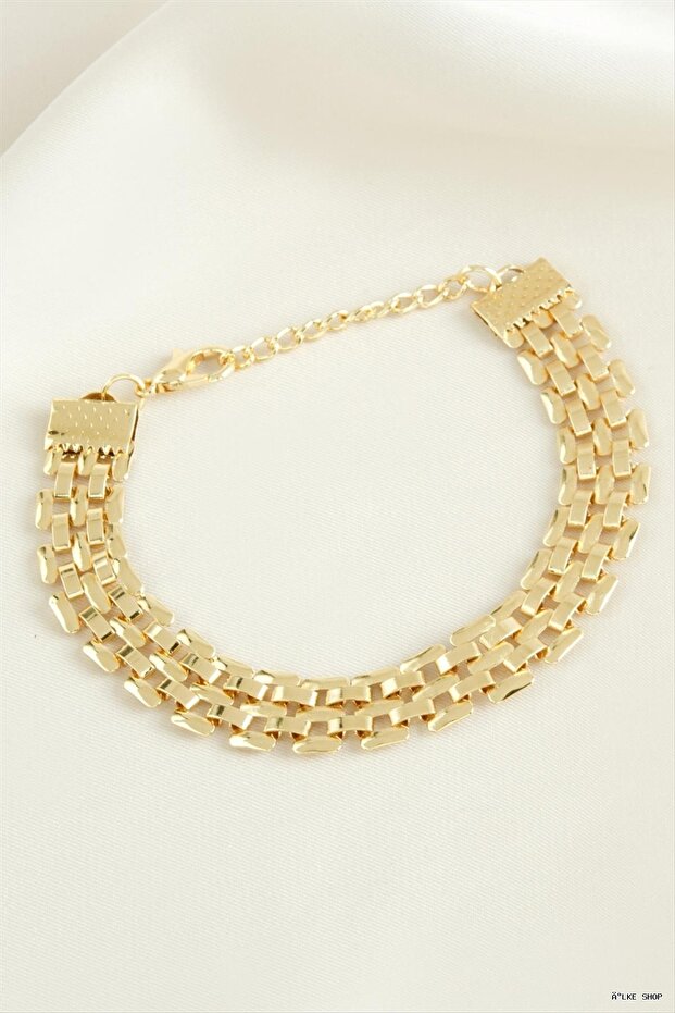 Ilkestor Straw Shaped Bracelet (184142) Yellow