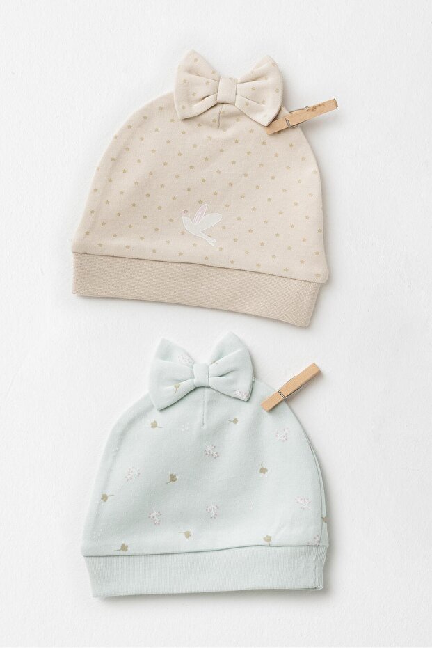 Baby Girl Hat 2 Pieces Ac26058