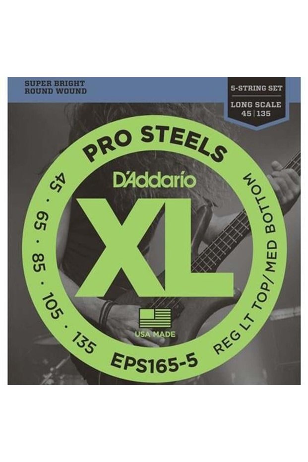 Eps165-5 Bass Guitar String Set, 5 Strings, 45-135