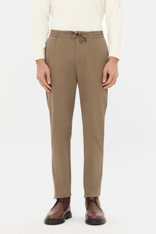 Ds Damat Relaxed Fit Mink Gabardine Jogger Trousers