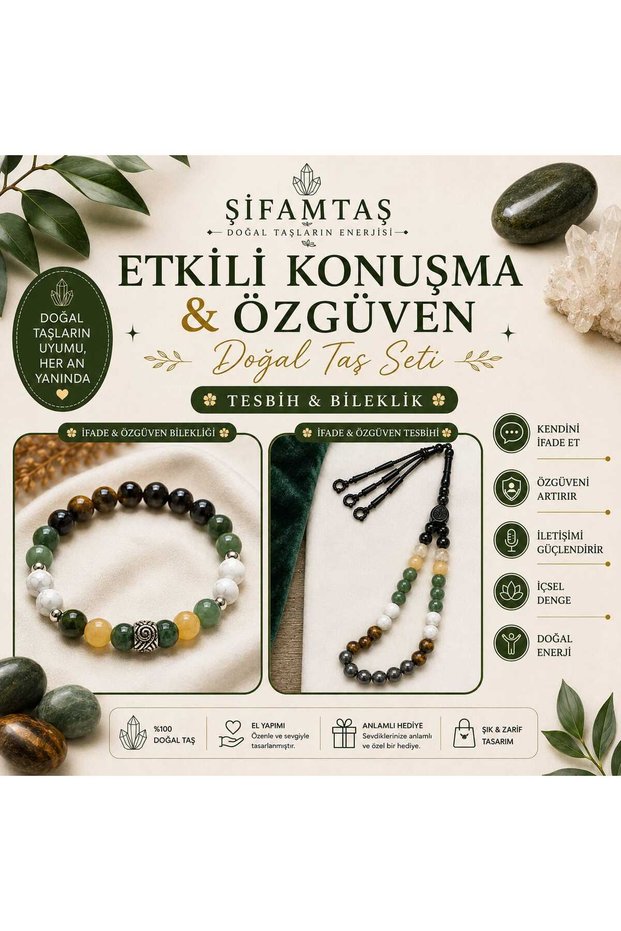 Effective Speaking & Confidence Set (Bracelet and Prayer Beads)