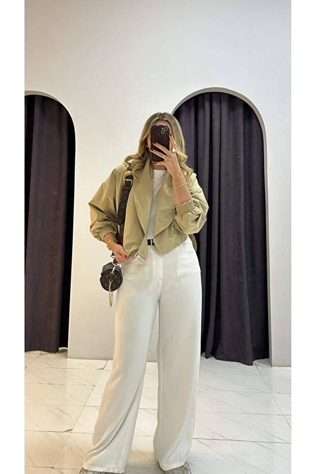 Belt Detailed Trench Jacket