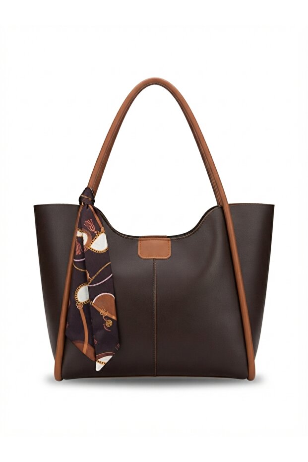 Women's Scarf Hand and Shoulder Bag (34/23 cm)