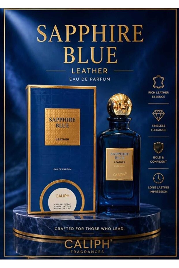 SAPPHIRE BLUE LEATHER 100 ML EDP BY