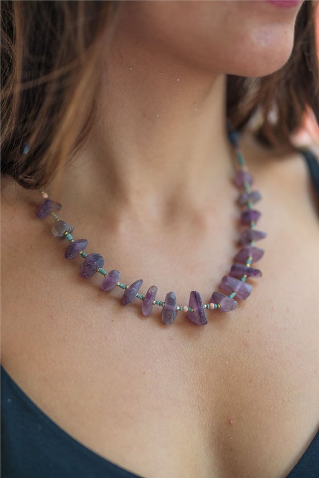 Purple Aura Necklace