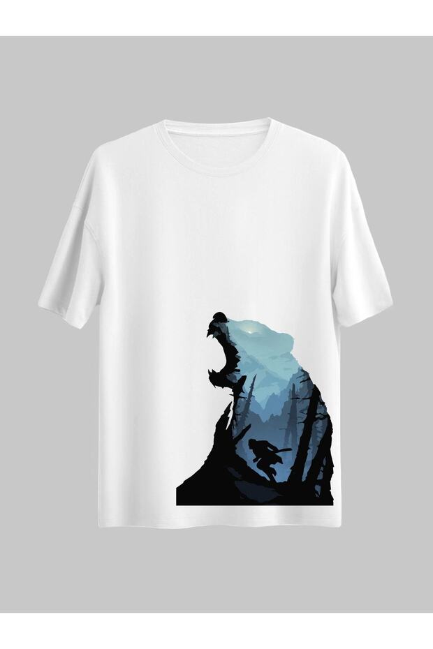 Unisex Stylish Comfortable Oversize Cotton Crew Neck T-Shirt with Special Design Code 30721