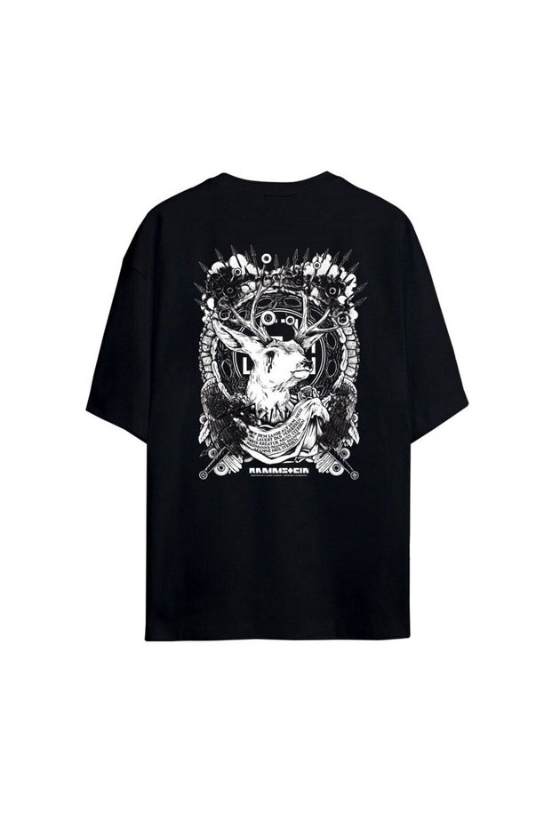 Unisex Stylish Comfortable Oversize Cotton Crew Neck T-Shirt with Special Design Code 21692