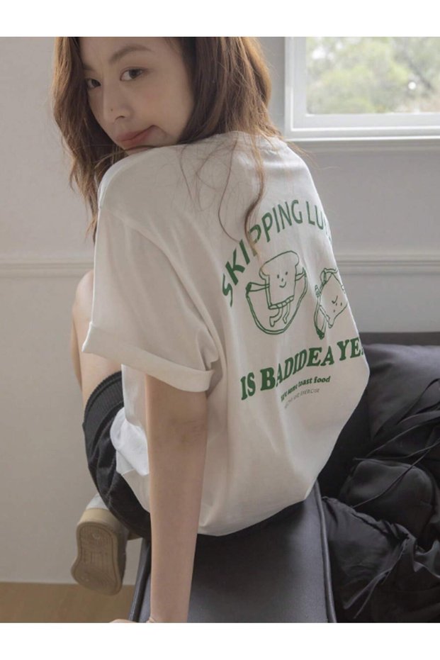 Unisex Stylish Comfortable Oversize Cotton Crew Neck T-Shirt with Special Design Code 27316