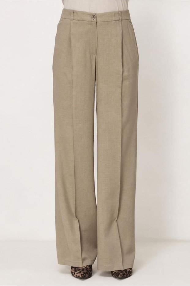 Wide-Leg Linen Pants 70986