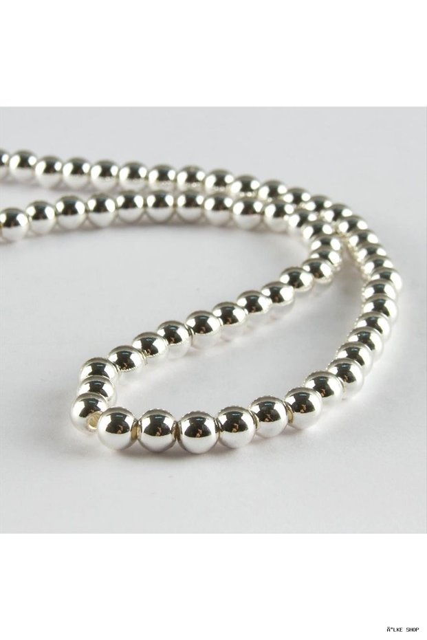 Ilkestor Hematite Stone 6 mm (34745) Silver Color