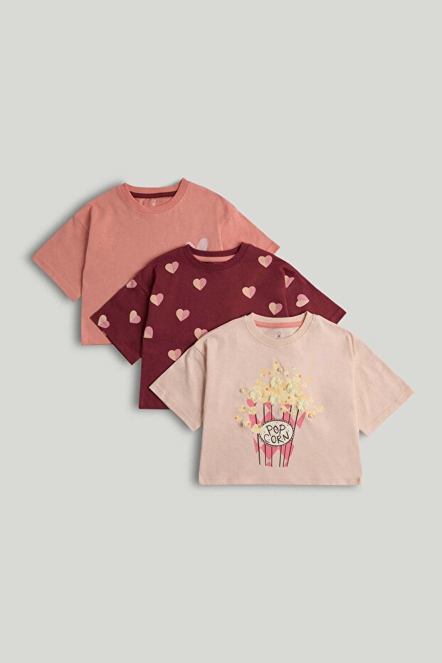 3 Pack Popcorn T-Shirts