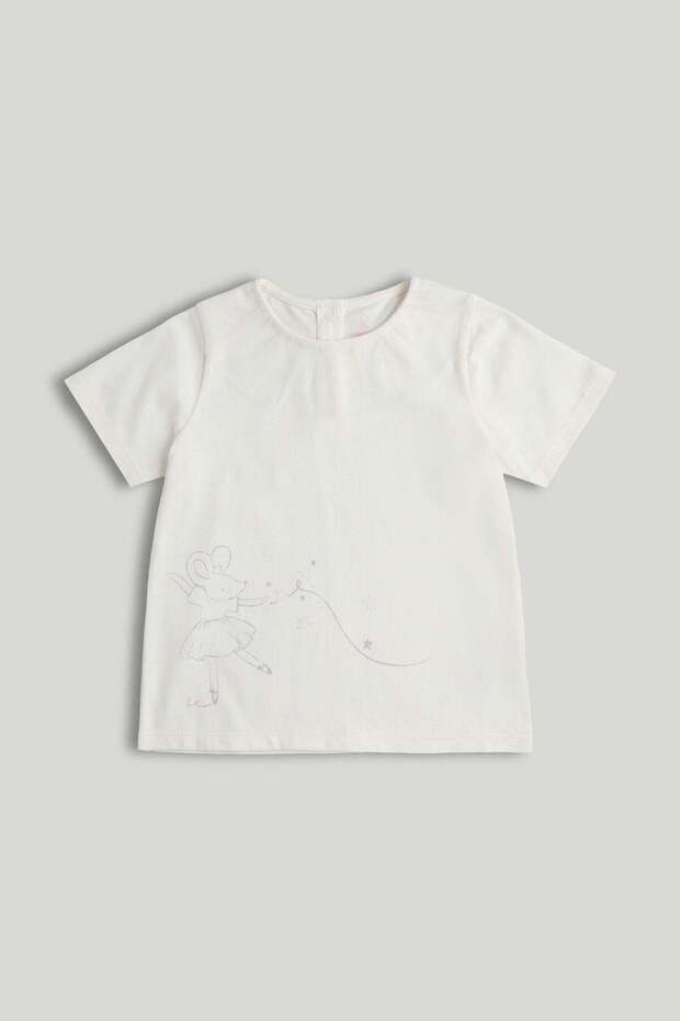White Dancing Mouse T-Shirt